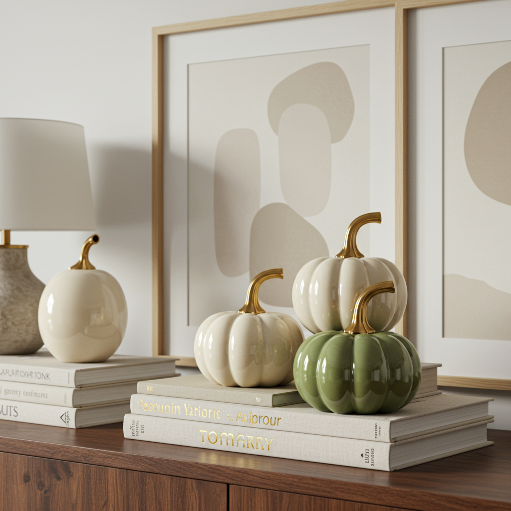 West Elm Faux Pumpkins