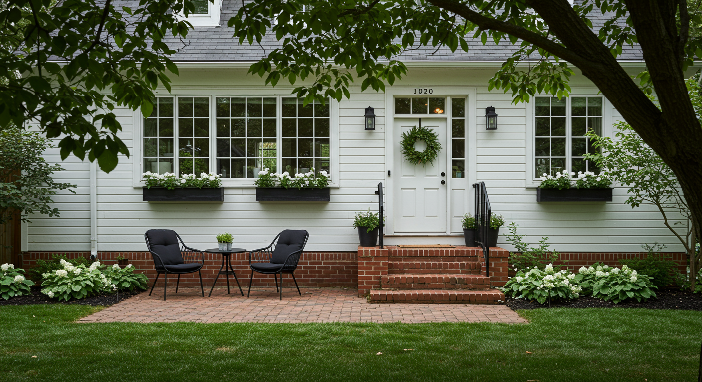 Charming Converted Cottage With Brick Patio