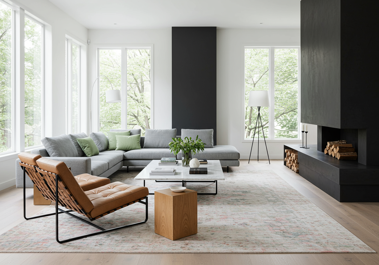 For the renovation of a SoHo loft Messana ORorke mixed contrasting materials and forms to create an eyecatching...