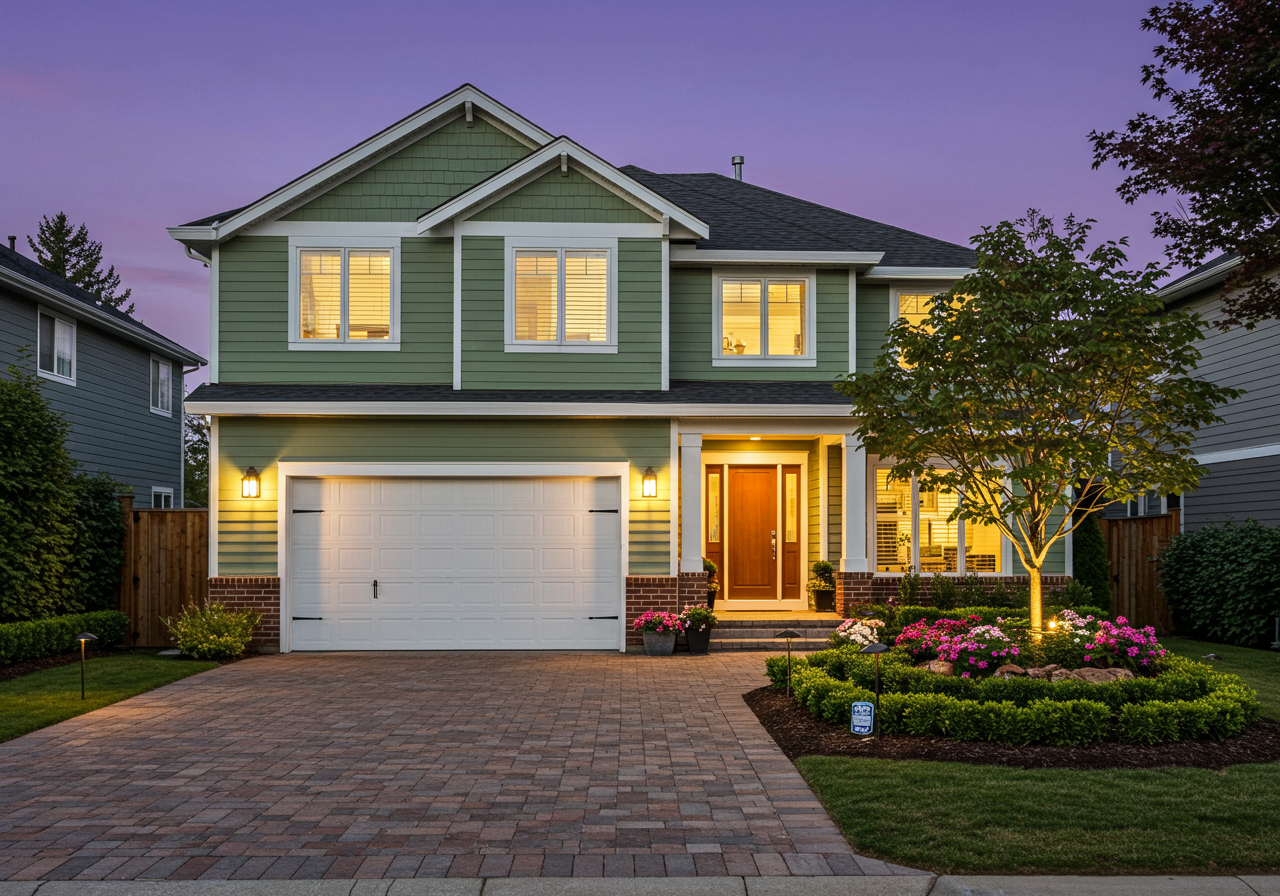 Exterior of home in Seal Beach CA with tree 