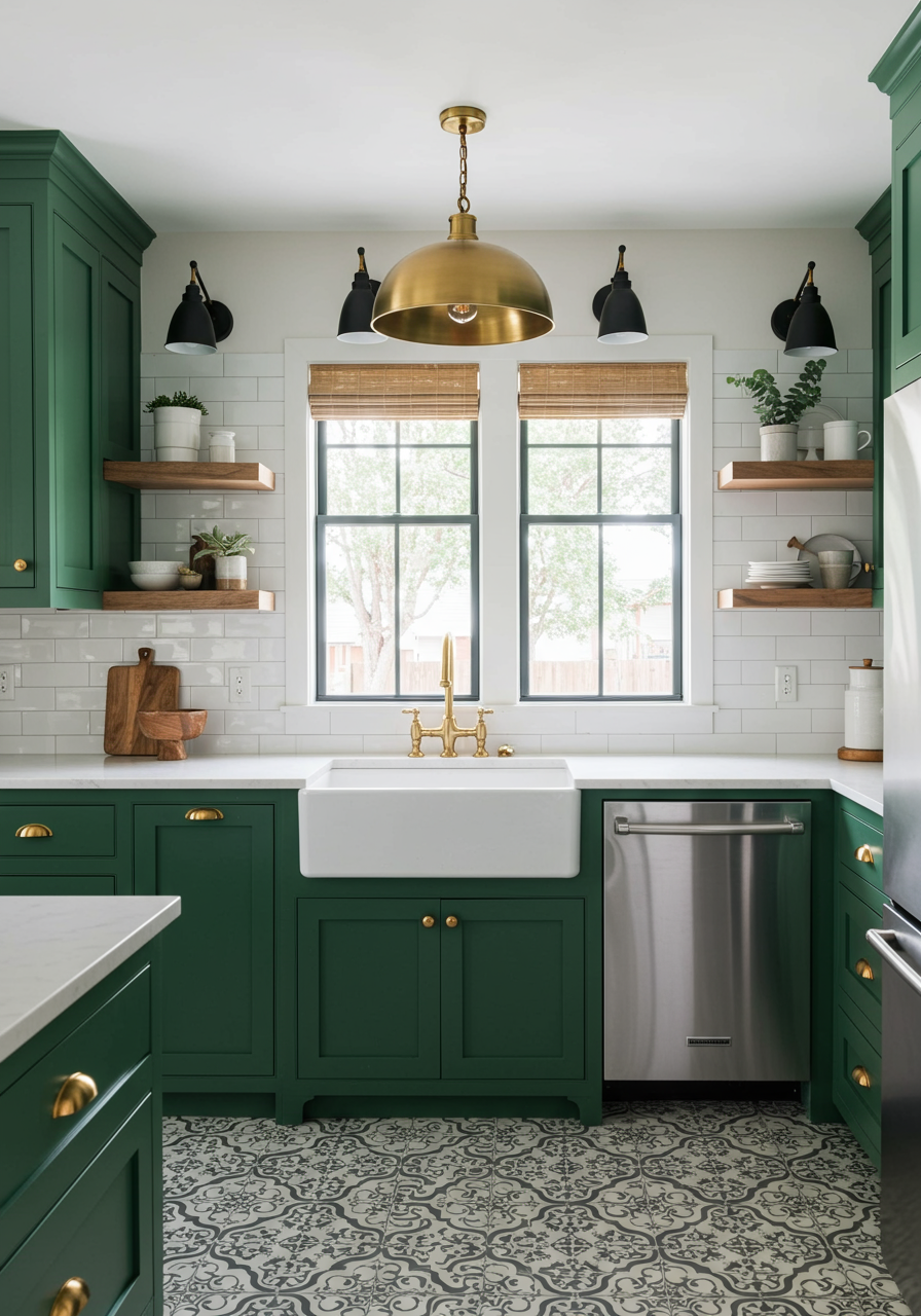 colorful kitchens