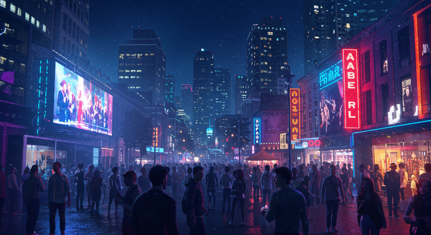 Entertainment options at The Battery Atlanta, including live events.