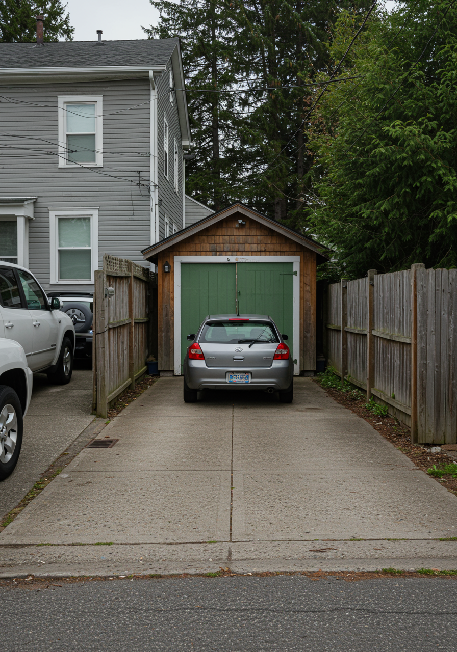 1837 Alabama, earthquake shack turned into a garage