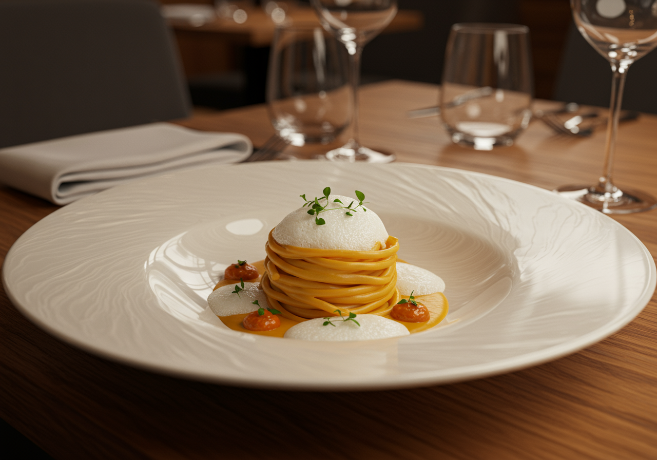 Lobster bolognese at Citrin in Santa Monica.