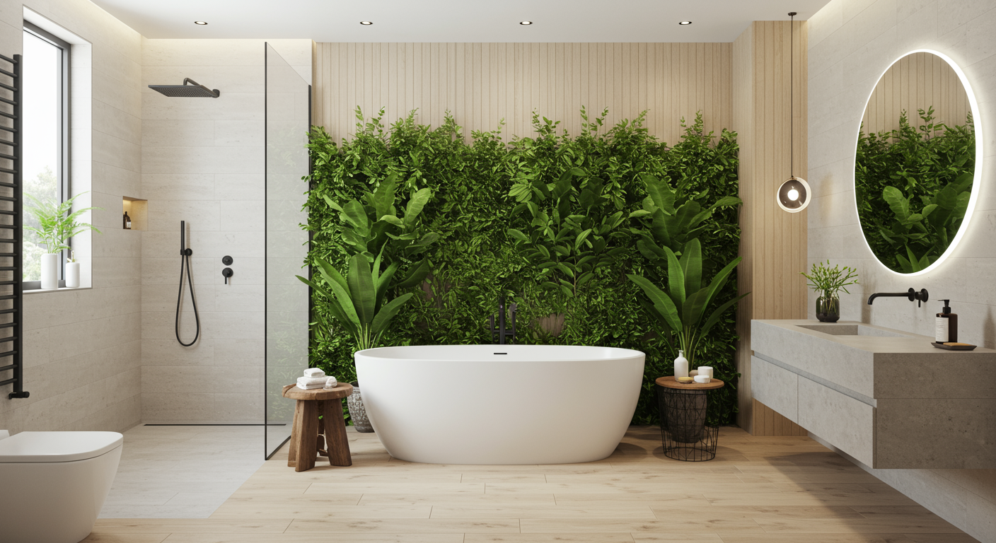 Wood-look tiles and heated flooring