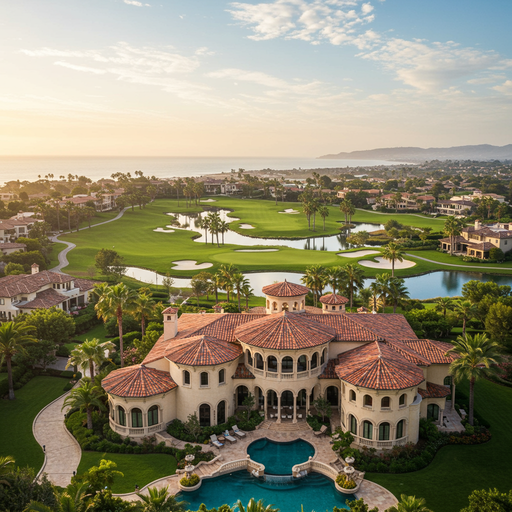 Vista of Newport Coast neighborhood