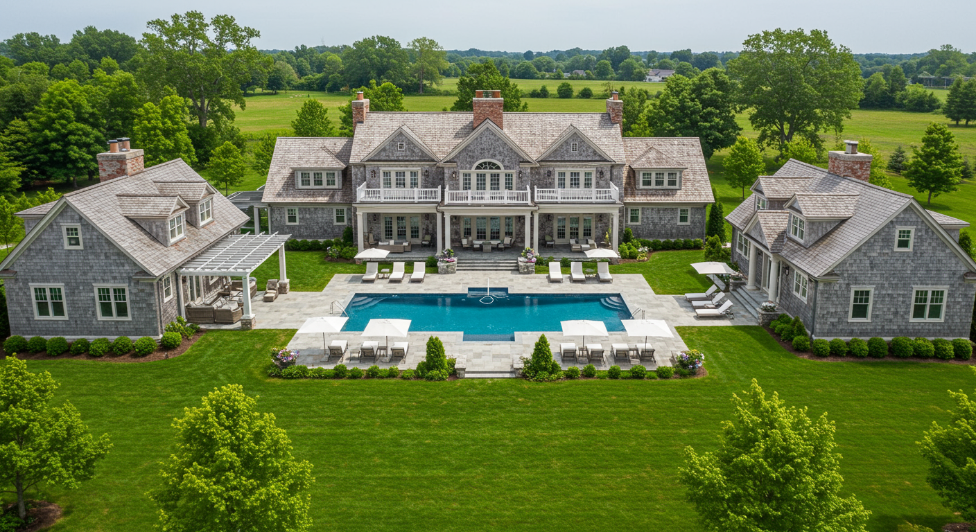 Luxury Nantucket House Outside Space