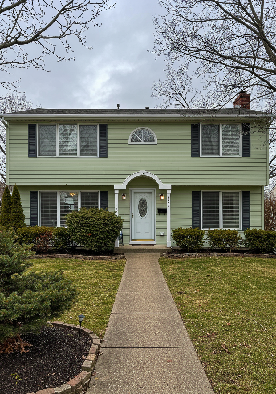 typical split level home of the 1980s