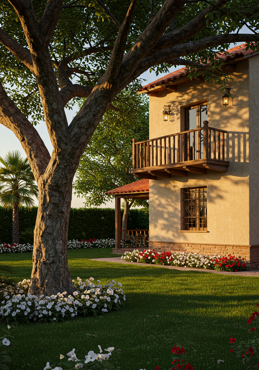 Spanish revival home