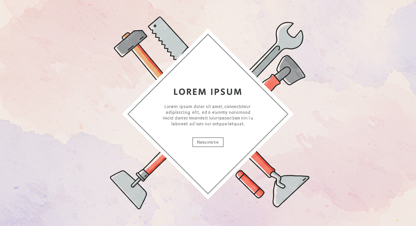 graphic image tools on each side of a diamond image text the five most common exterior home repairs