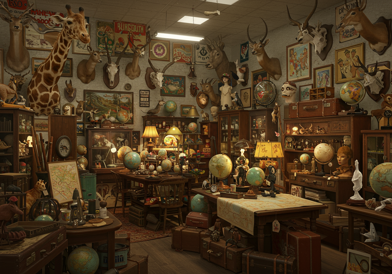 Find something strange at Woolly Mammoth Antiques & Oddities
