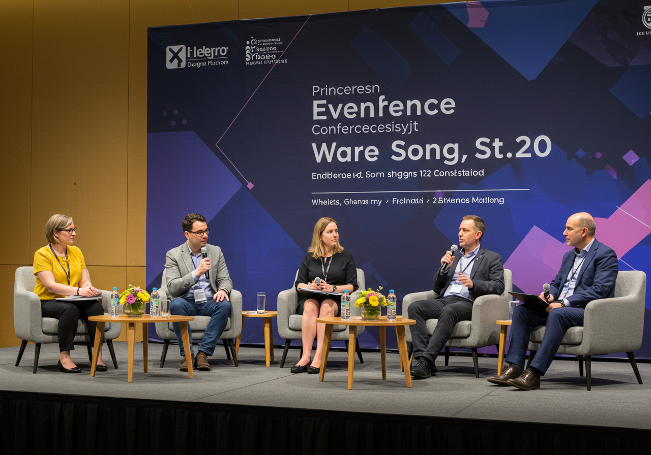 People speaking on a panel at REunite 2021 conference