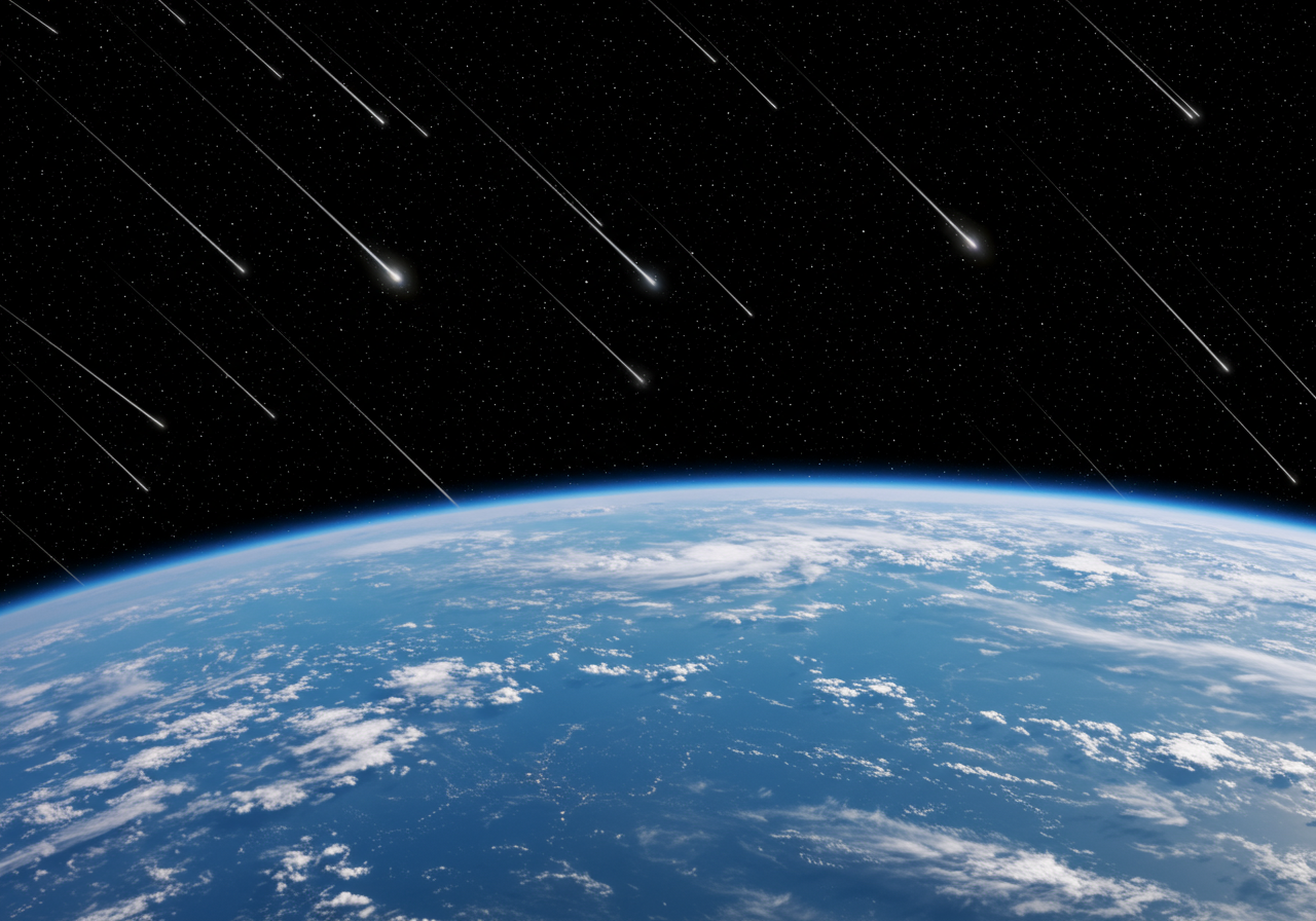 View of earth from space