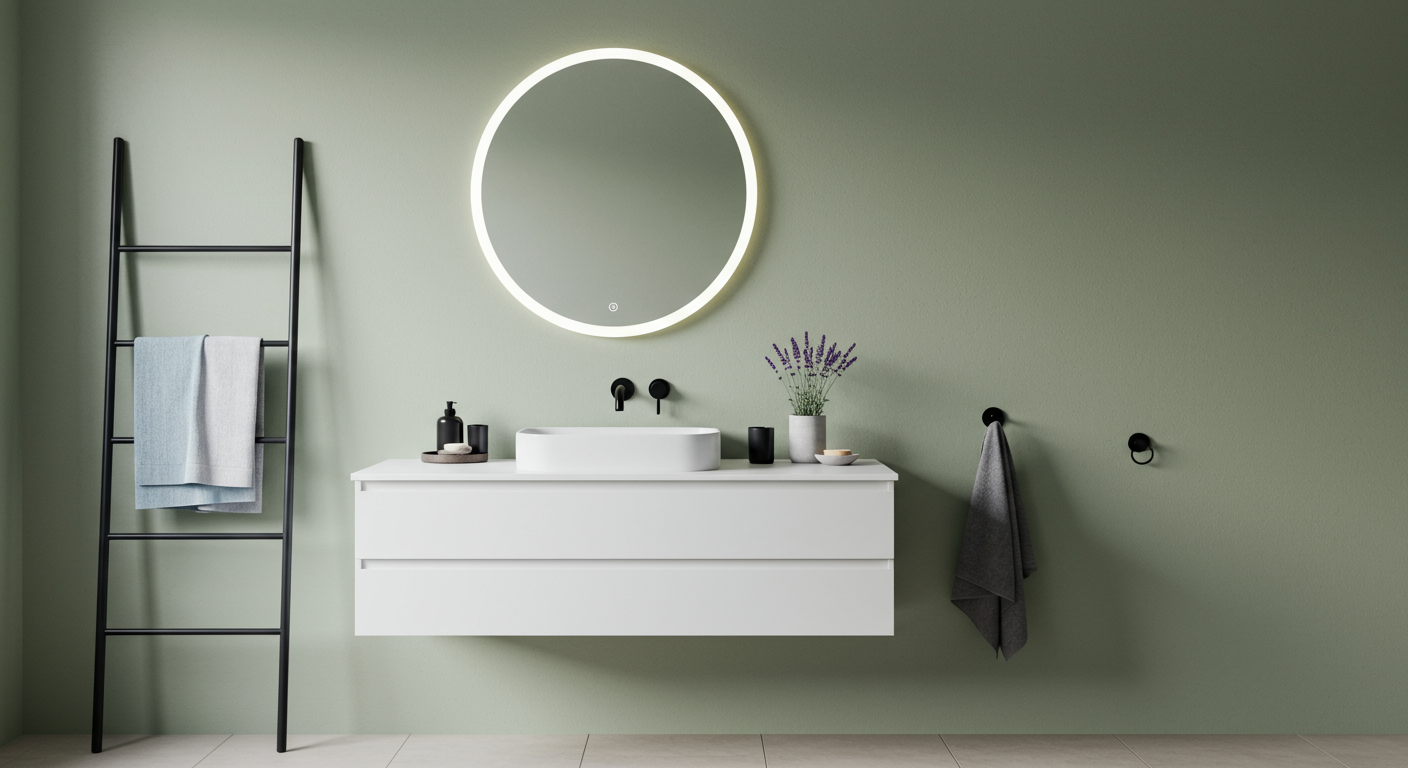 Back-lit mirrors and medicine cabinets
