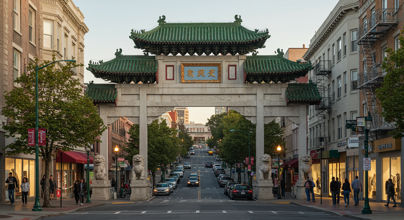Dragon's Gate, entrance to Chinatown San Francisco