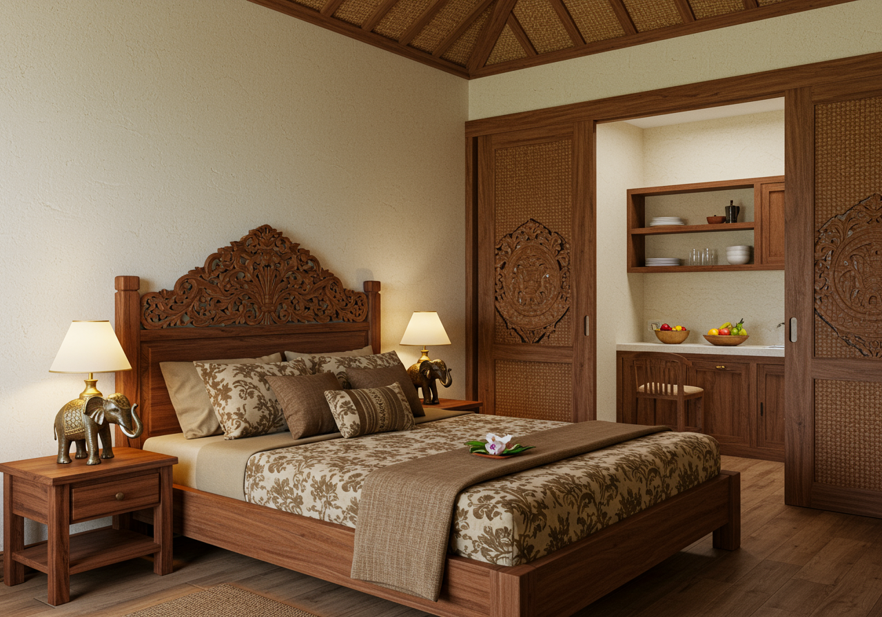 bedroom Balinese-style estate in Launiupoko maui
