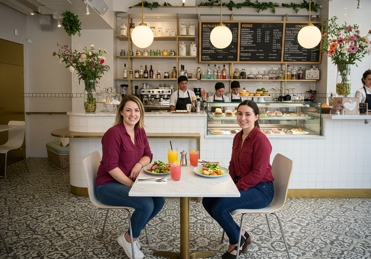 Interior of Ellie’s Table