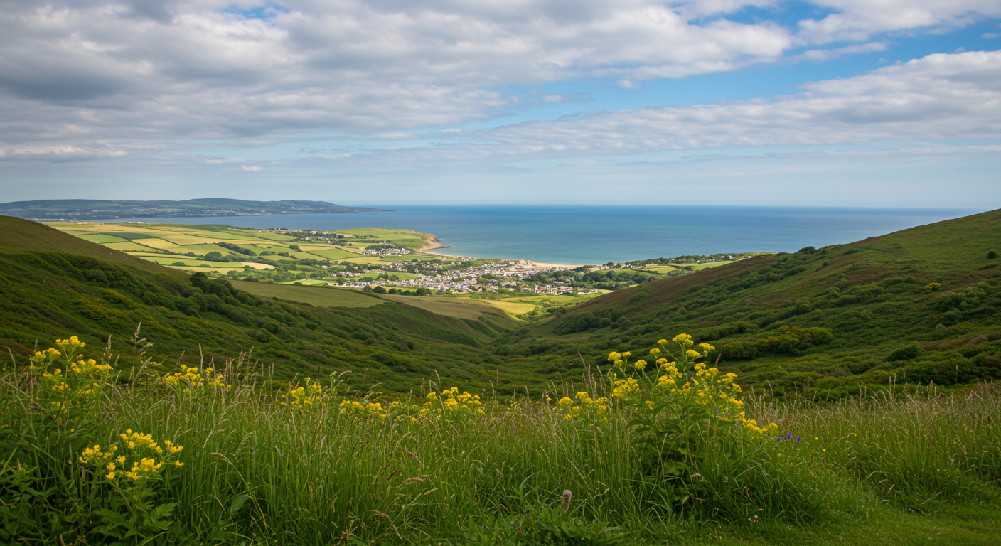 aeiral view of palos verdes california