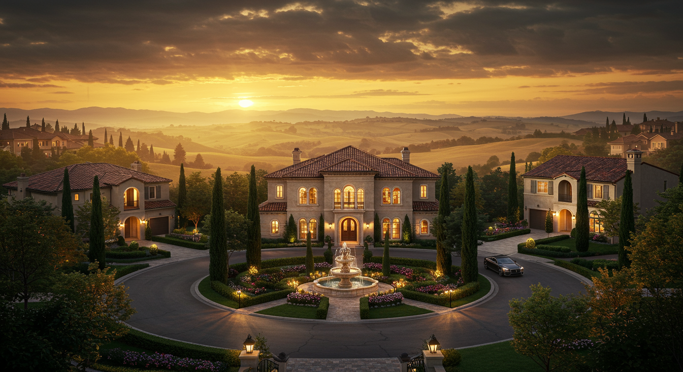 Pacific Ridge homes aerial, Aliso Viejo