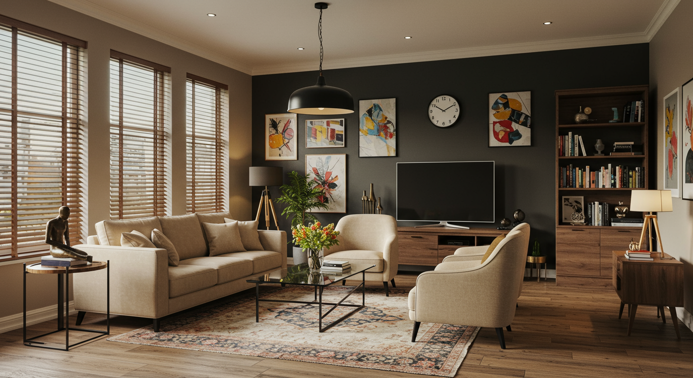 Danville house staging