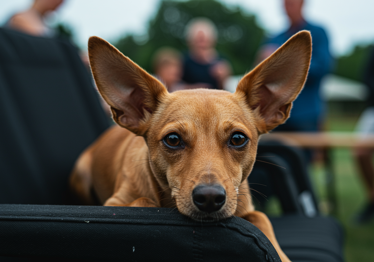 Looking very Yoda-esque with her big ears, Meredith, a 4-month-old...