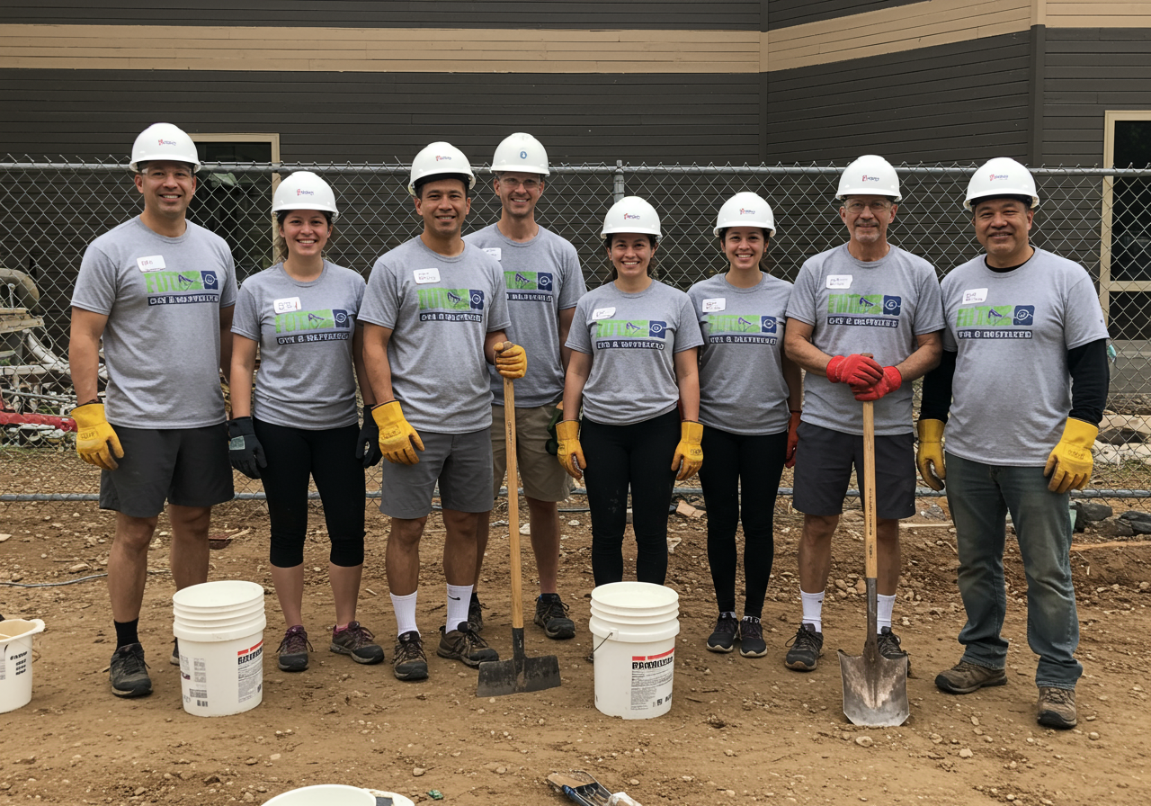 Northrop Group and Giveback Homes Denver Build Day 2022