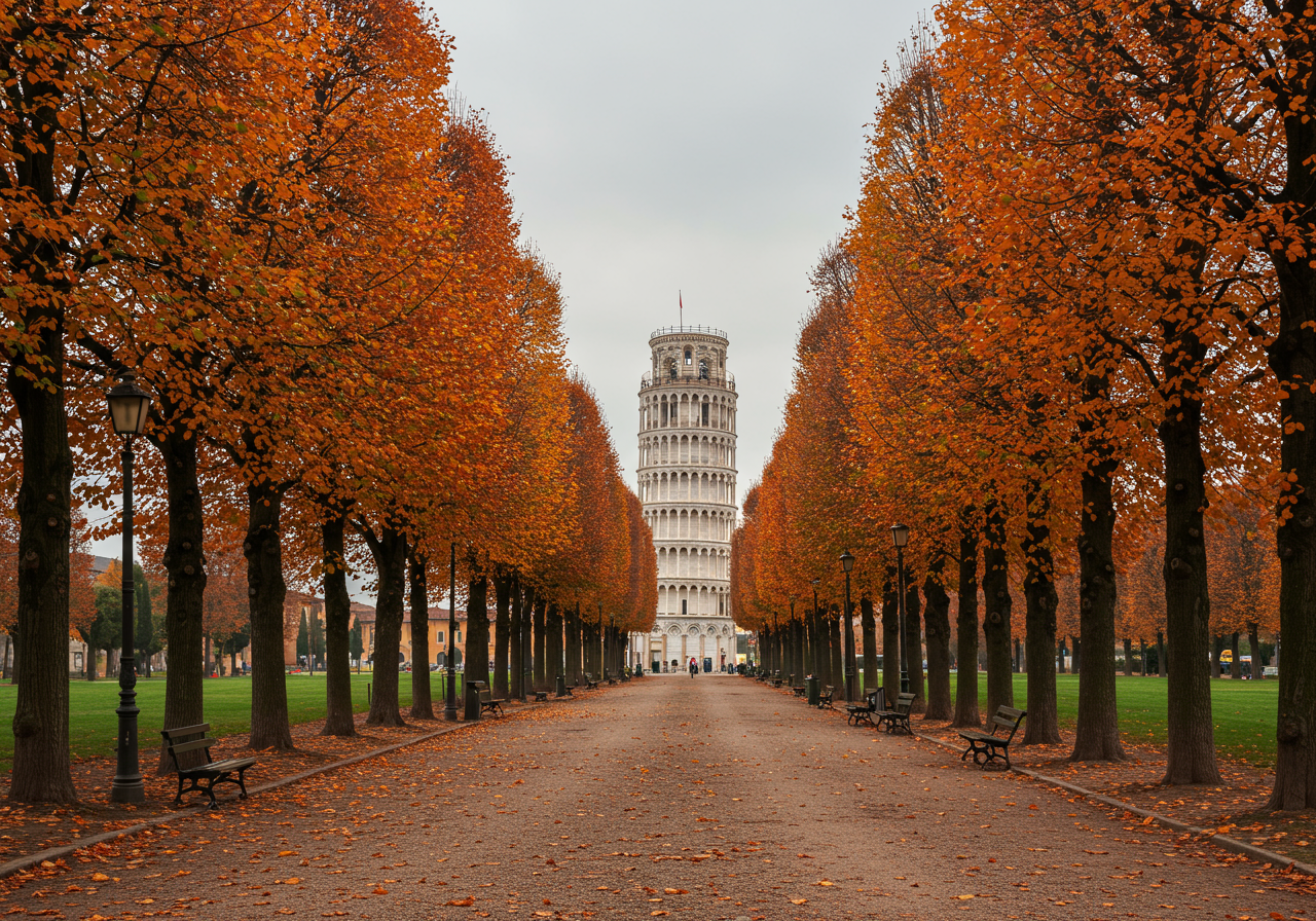Take a picture with a (smaller) Leaning Tower of… Niles