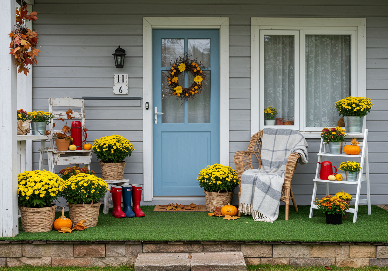 Fall Florals (Add Value This Fall with These 7 Curb Appeal Trends)