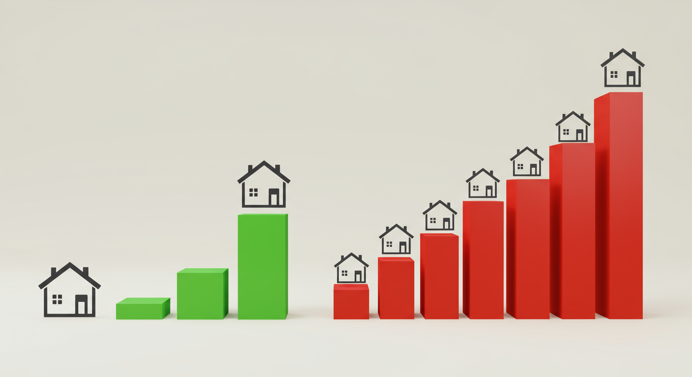 This is a look at existing inventory and today the total housing inventory registered at the end of June, the latest data that we have, was 1.26 million units. Now if we look at that from a month&rsquo;s supply, that&rsquo;s what you&rsquo;re seeing right here, unsold inventory today is at a three month supply. That&rsquo;s that little green bar that you can see over on the right. Now compare that to the red bars, that&rsquo;s the oversupply that we had during the housing bubble when the market crashed. That&rsquo;s because we had more homes on the market than we had buyers to buy them. We have the exact opposite today, and if you look at this comparatively, where we are today is nowhere near the oversupply we had last time. Now you would have to build a case that a flood of homeowners are getting ready to sell their houses. They&rsquo;re going to jump into the market, they&rsquo;re going to make a move and all of this inventory is coming to the market that would actually tip the scales into that oversupply zone. We&rsquo;re just not even close to being there. The typical neutral market is six to seven months of supply of inventory. We don&rsquo;t even have half that at this point. So although we know this number is growing and we are keeping an eye on that because more inventory is coming to the market. That&rsquo;s the tick up we&rsquo;re seeing this year. We certainly aren&rsquo;t anywhere near where we could potentially see the market crash, because of so many homes coming onto the market. https://www.nar.realtor/research-and-statistics/housing-statistics/existing-home-sales