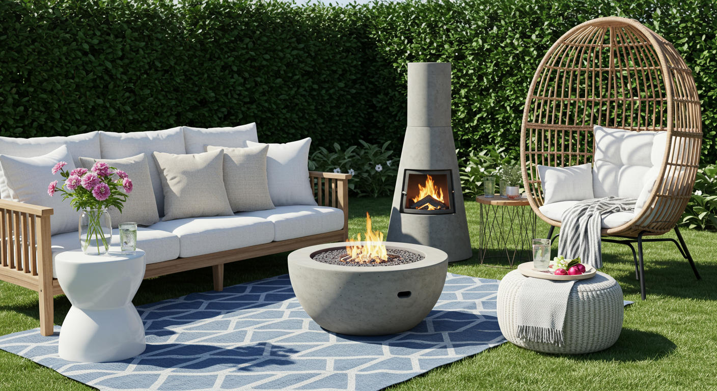 Rugs add warmth and a homey touch