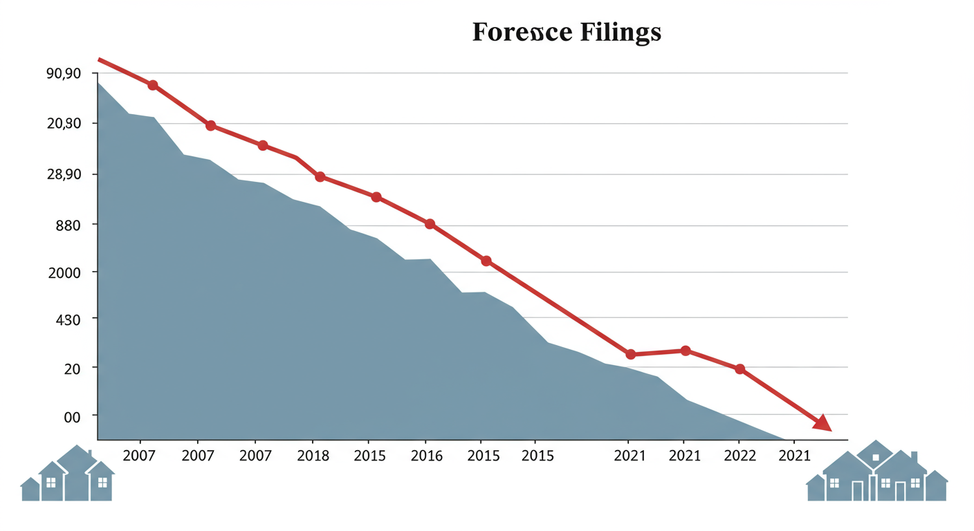So, look at 2021. Where we are so far, there are 151,000 foreclosure filings. Now we never want any one home owner to go through the foreclosure process, we certainly don&rsquo;t want that to happen. We believe in homeownership and the value that the brings everyone, but if you put this into context and you look at 2007 to 2015, millions of homeowners were going into the foreclosure process, and that is vastly different from where we are today. I mean even in this number of 151,000, if it doubles, if it triples, if it quadruples, keeps going, we&rsquo;re nowhere near where we were when the housing bubble burst, and this is massively impactful, showing that the fundamentals of today&rsquo;s market are just very, very different today. https://www.attomdata.com/news/market-trends/foreclosures/attom-year-end-2021-u-s-foreclosure-market-report/