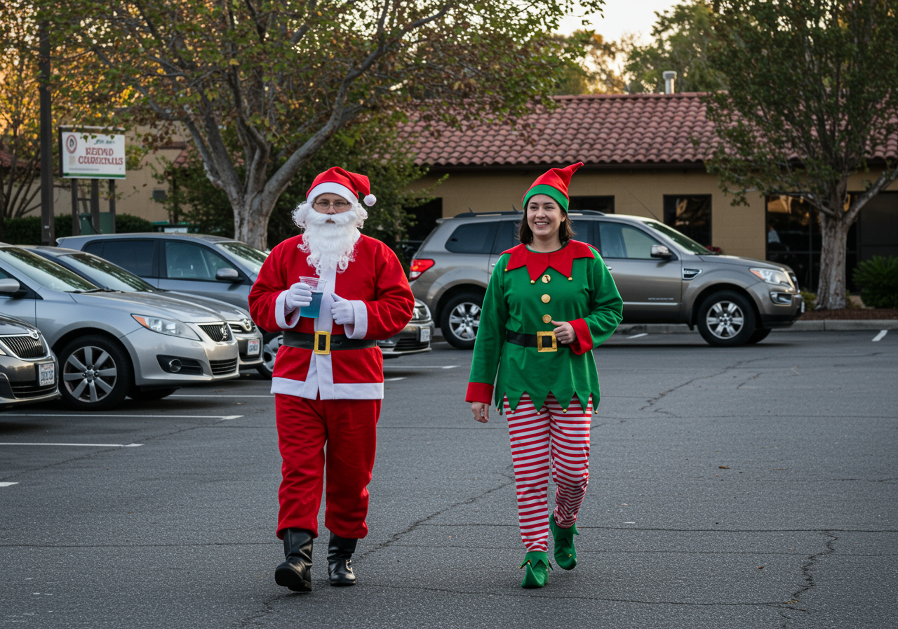 Image may contain Tony Cox Billy Bob Thornton Adult Person Clothing Footwear Shoe Hat Festival and Car