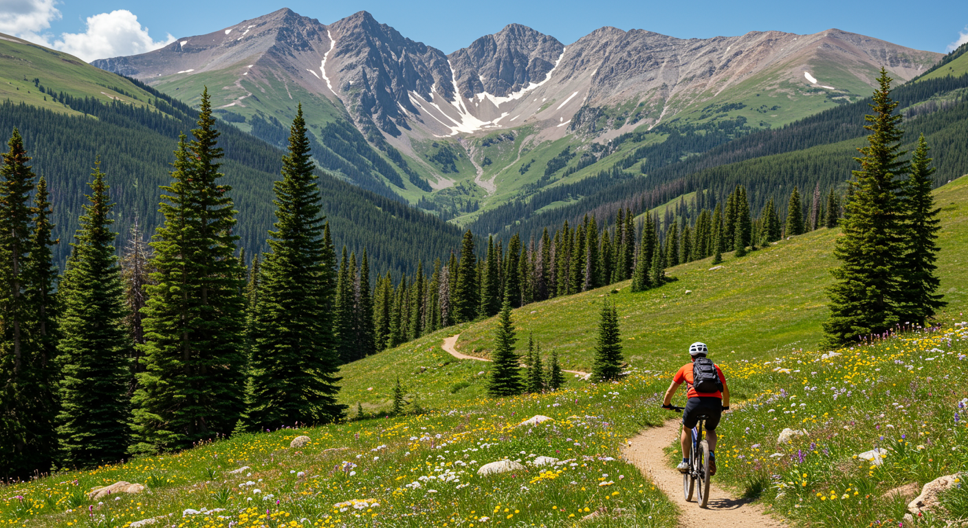 mountain bike summer vail colorado