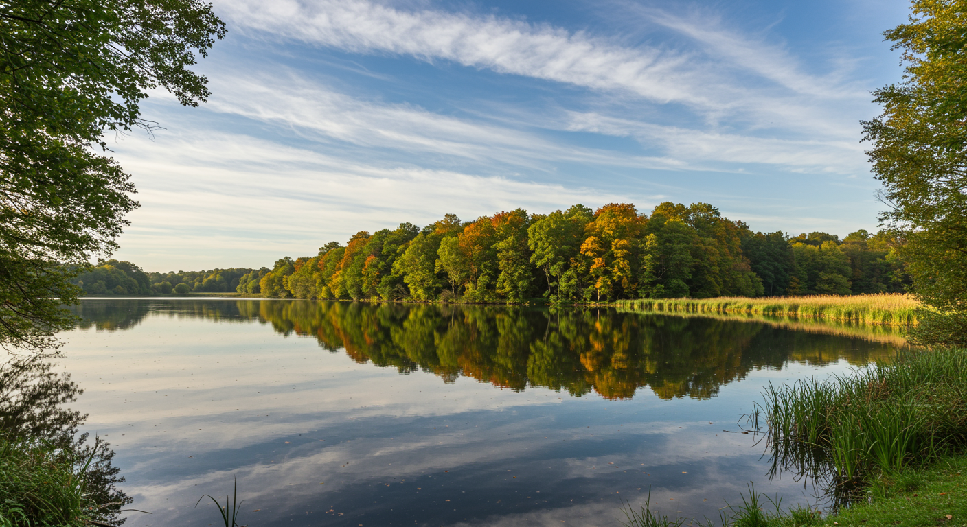 Loantaka Brook Reservation pond