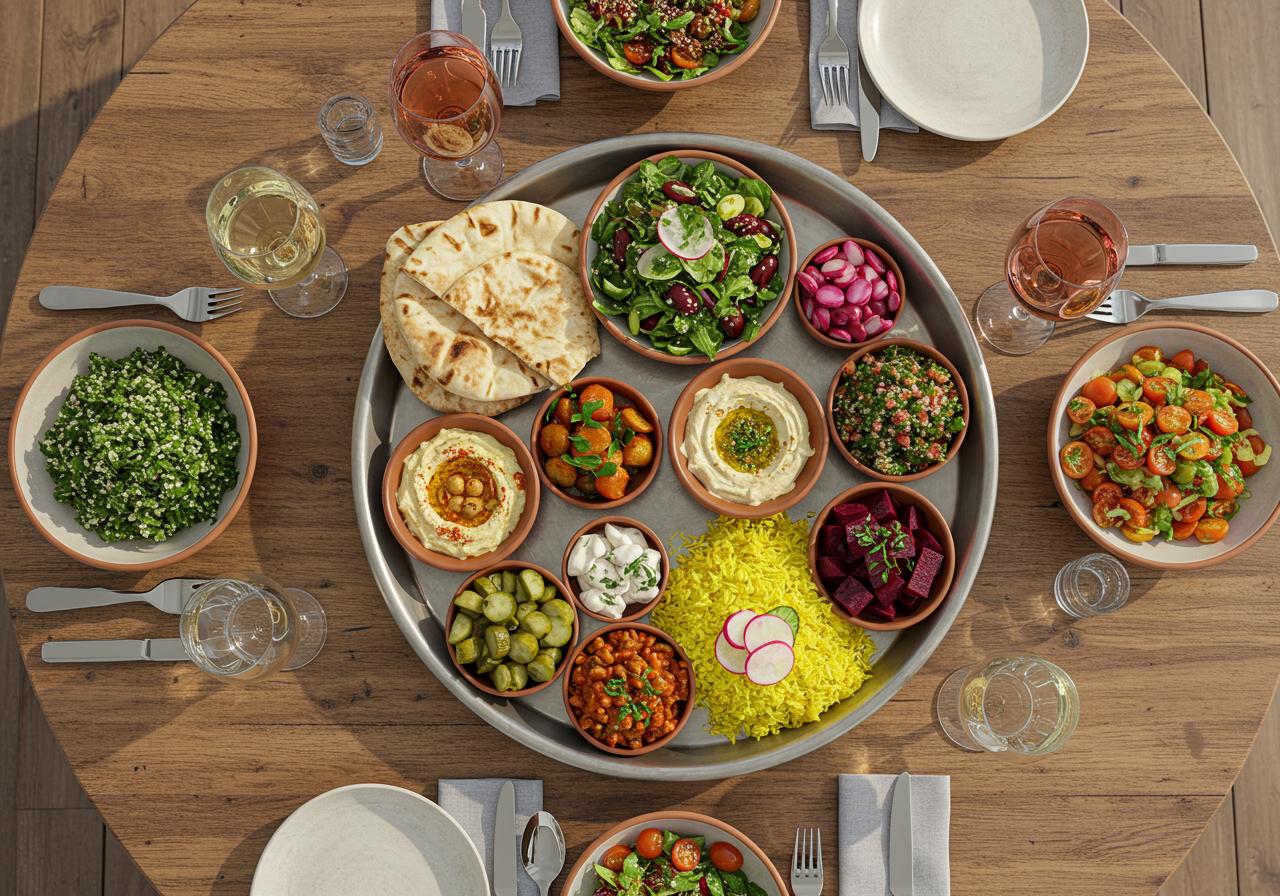 Komaaj brings the flavors of Northern Iran to San Francisco with its delicious mazze platters. This cozy wine bar pairs dips, smoked trout, and pickles with a curated selection of wines.