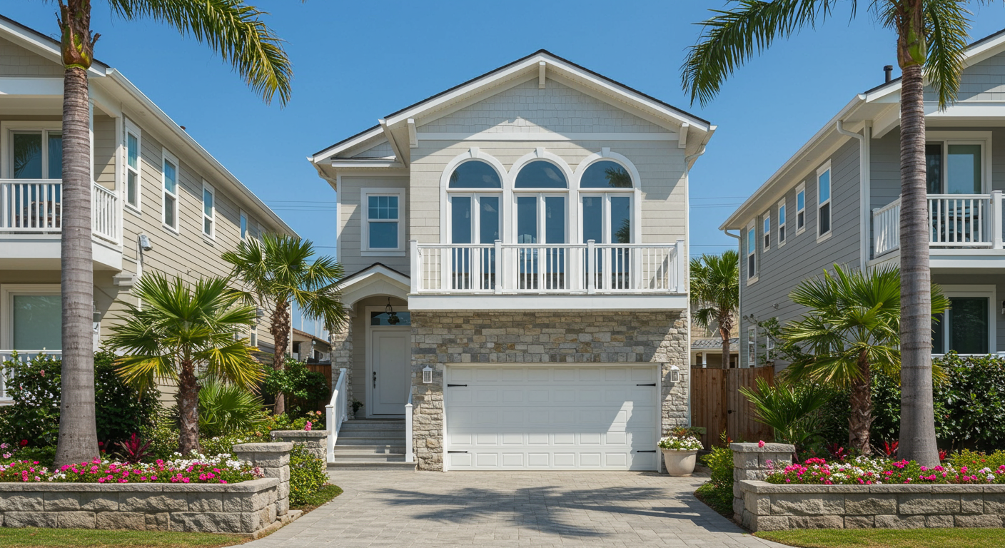 Front of house in Manhattan Beach, CA