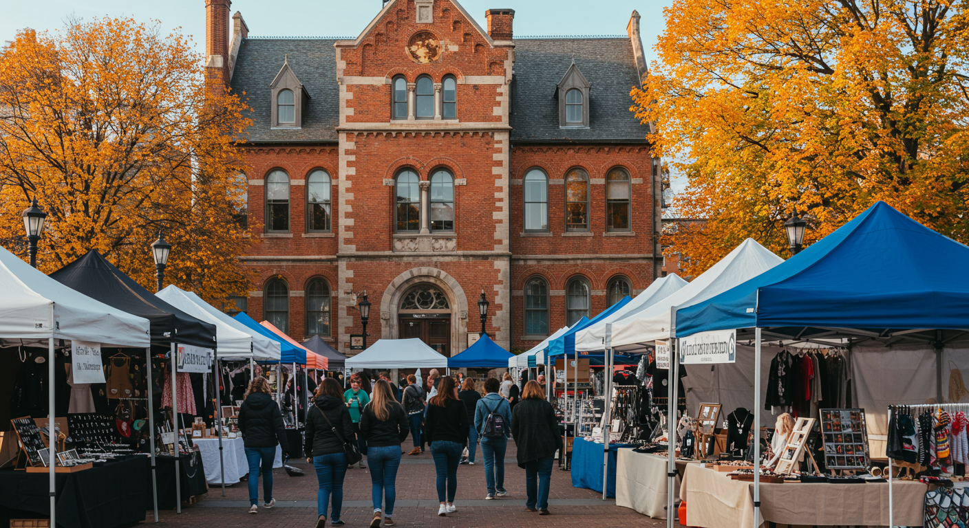 Beautiful autumn weekend at the Capitol Hill Eastern Market