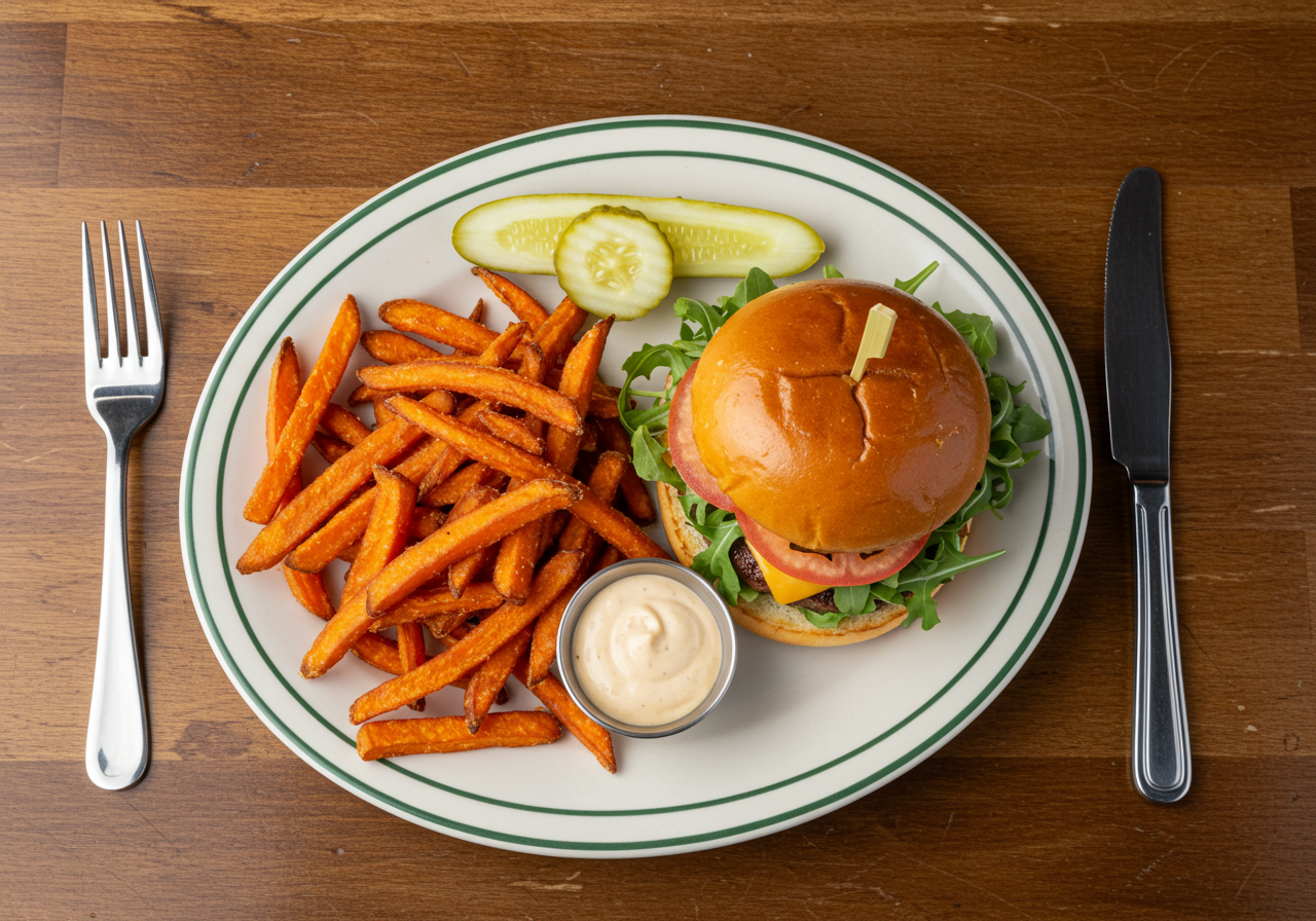 Salmon Caesar salad and drinks at Summer House in Corona Del Mar