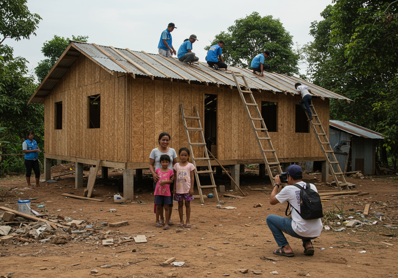 Giveback Homes Costa Rica Home with The Northrop Group, 2024