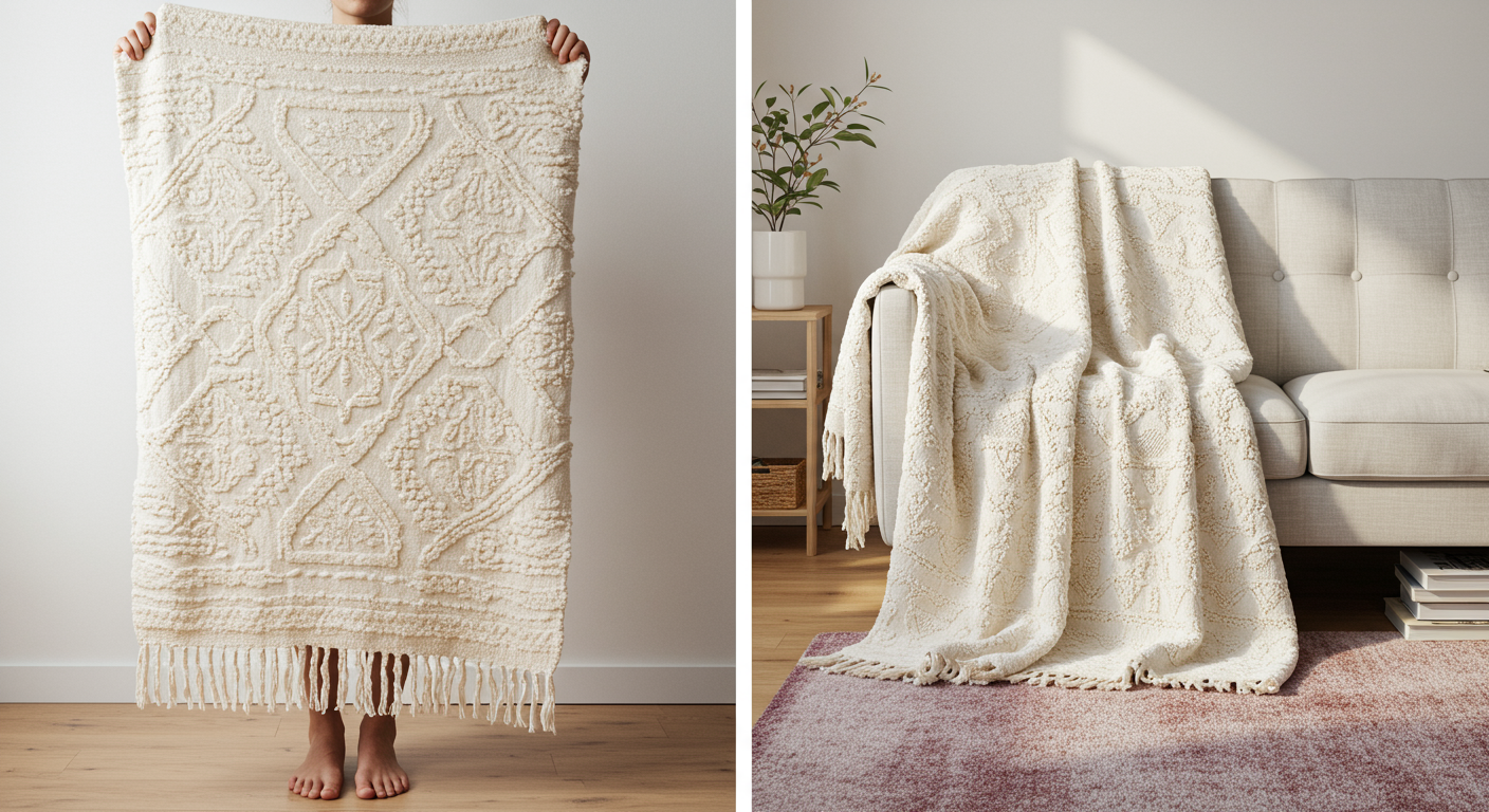 Doesn't this texture make you want to stay on the couch?