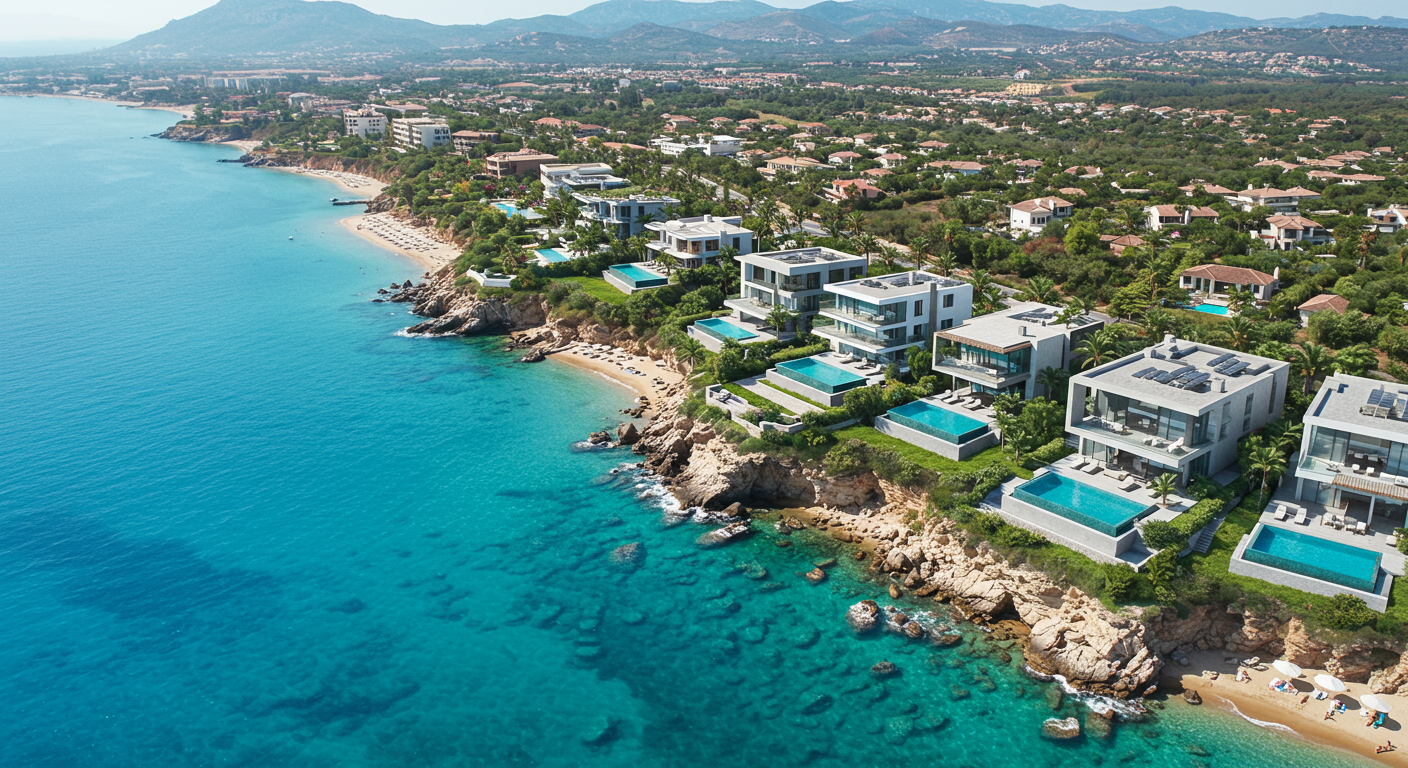 Aerial view of Table Rock in Laguna Beach