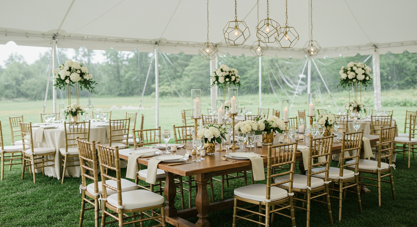 Event at Home in Nantucket - Quality Table Settings