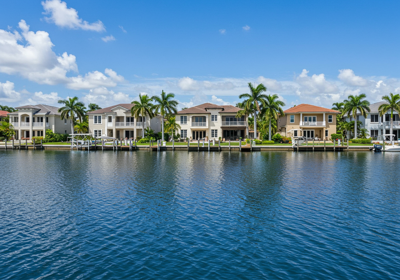 Mission Viejo lake with homes along the perimeter