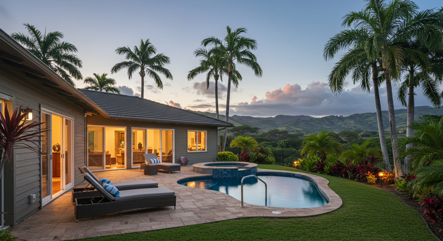 250 Amakihi Way Pool Outside